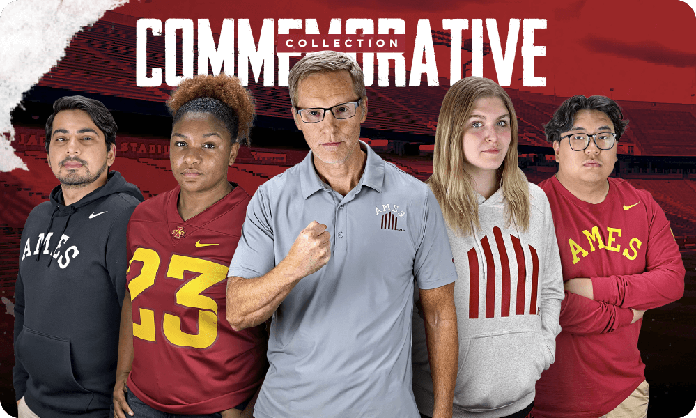Limited Edition Nike® & Champion® AMES Commermorative Football Gear